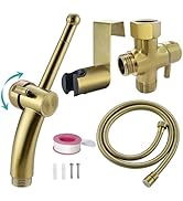 BARROCK Bidet Sprayer for Existing Toilet, Advanced Handheld Ergonomic Jet Spray Set with Precisi...