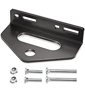 Zero Turn Mower Trailer Tow Hitch, 1/4"(6mm) Thick Heavy Duty Steel Universal Lawn Trailer Hitch ...