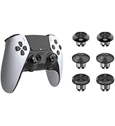 CHARM FOCUS Metal Thumbsticks for PS5 Edge Controller, Analog Thumb Sticks Caps Replacement Kit f...