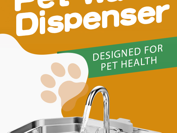 cat water fountain stainless steel 