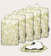BAGAIL 6 Set Ultralight Compression Packing Cubes Packing Organizer for Travel Accessories Luggag...