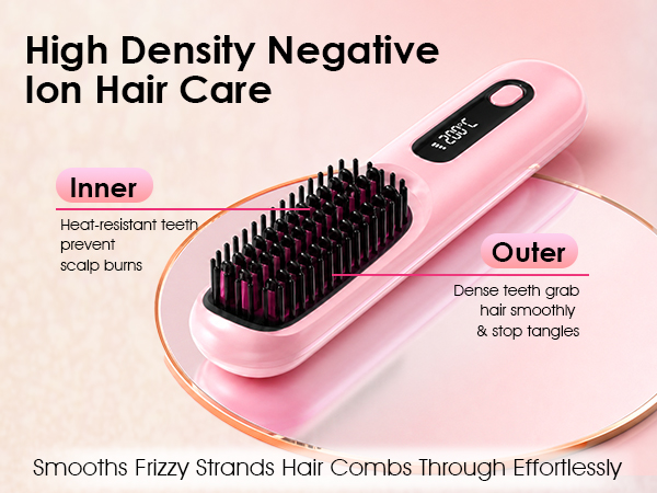 Hair Straightener Brush 