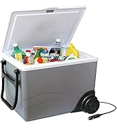 Koolatron Kool Wheeler W75 Thermoelectric Iceless 12V Cooler Warmer, 34L / 36 Quart Capacity, for...