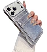 Losin Compatible with iPhone 17 Pro Max Simple Stylish Card Holder Phone Case, Slim Wallet Soft C...