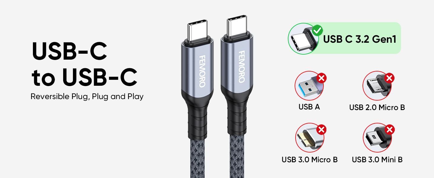 usb c cable 20ft