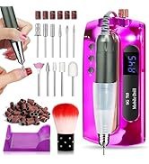 LimeGirl Nail Drill Professional 45000RPM, Electric Nail File for Acrylic Nails Gel Nails, with 1...