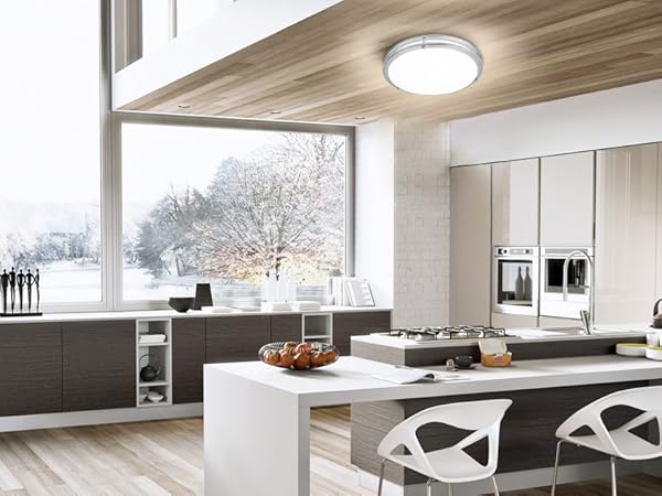 Flush Mount LED Ceiling Light Fixture