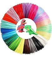 20 Colors 3D Pen PLA Filament Refills, 10 Feet Each Color, Total 200Ft 3D Printing Material by TT...