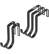 Yinsiskyer Adjustable Over The Door Hooks, Premium Metal Hooks for Hanging, Heavy Duty Door Coat ...