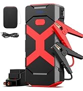 BOOKOO A9 Jump Starter 4000A for Car/Boat/Lawnmower(12L Gas/10L Diesel Engine) Portable 12V Car B...
