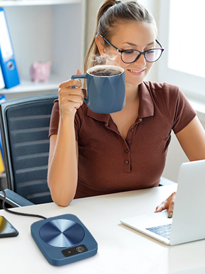 Coffee Warmer with Mug Set