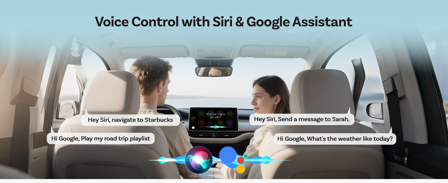 2026 Upgrade Ottocast Mini Cube, 2-in-1 Wireless CarPlay &amp;amp; Android Auto Adapter