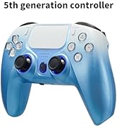 NBCP for PS4 Wireless Controller with 1200mAh Battery, Hall Effect Triggers, Compatible with for ...