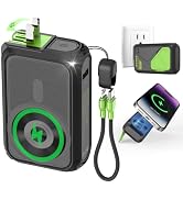 P05 Portable Charger, Magnetic Power Bank, Small Wireless PowerBank, Battery Pack 20000mAh Travel...