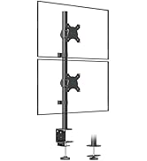 BONTEC Dual Monitor Desk Mount for 13-34 Inch Screens, Supports up to 22lbs, with Full Motion Adj...