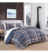 Eddie Bauer - Queen Comforter Set, Reversible Down Alt Bedding with Matching Shams, Luxurious Bed...