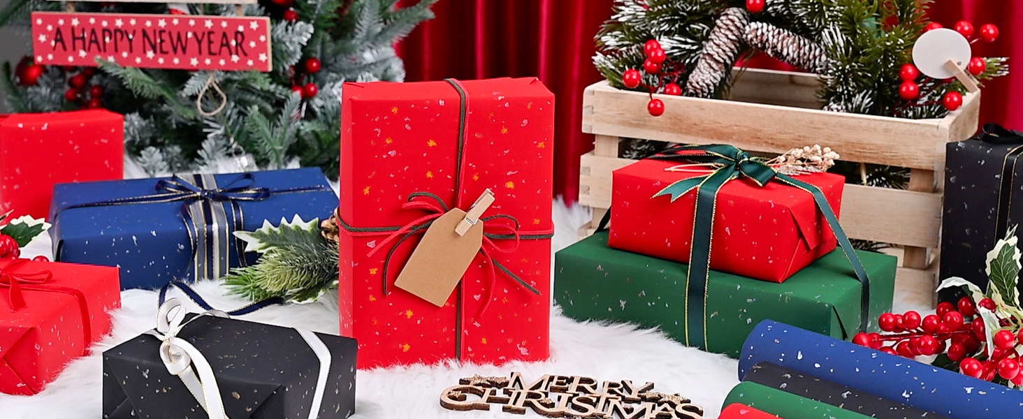 gift wrapping paper
