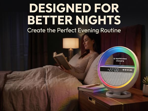 6-IN-1 MULTIFUNCTIONAL BEDSIDE LAMP FOR MODERN LIVING