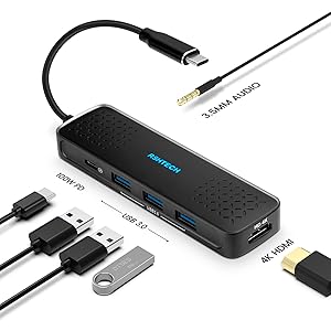 USB C hub Multiport adapter