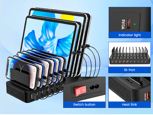 ipad charging station for multiple devices