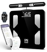 FITINDEX Body Composition Scale for Body Weight, Body Pod Scale [2026 Upgraded], Smart 8-Electrod...