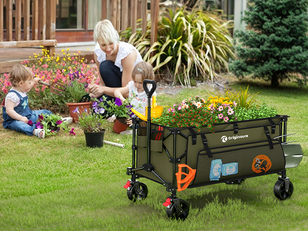 Easier for me to get my supplies from my car to my garden
