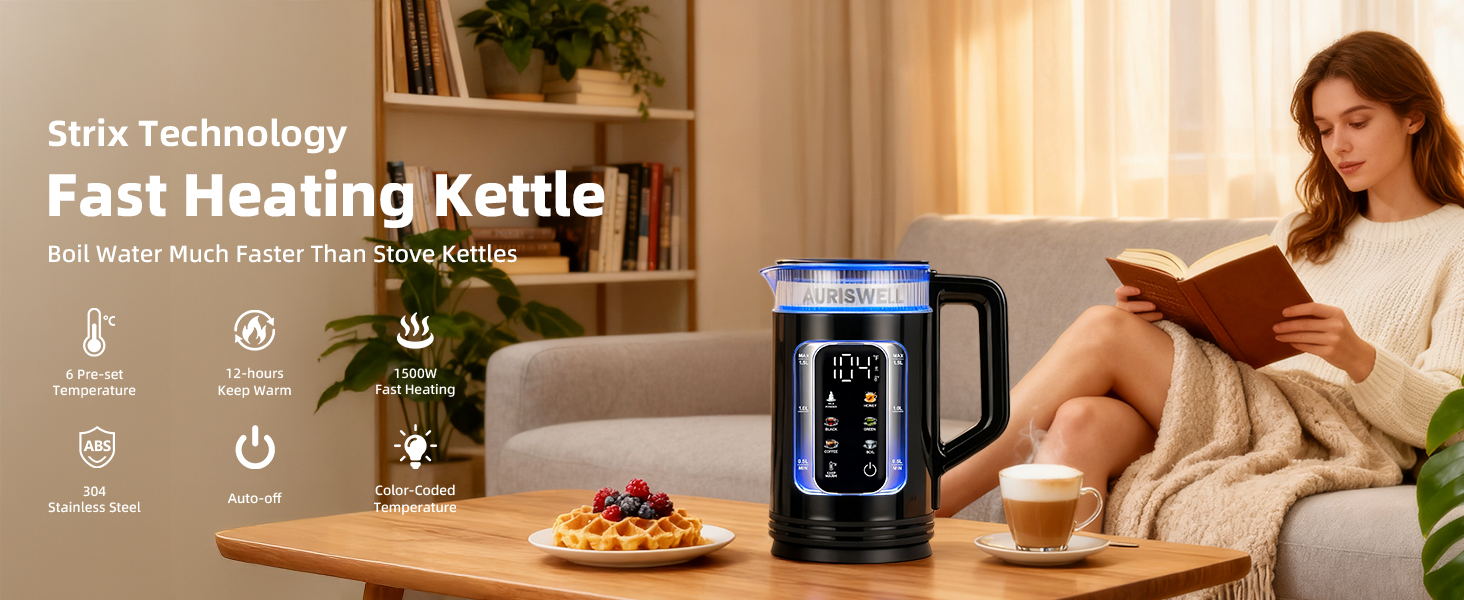 glass kettle electric
