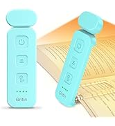 Gritin Reading Light, Rechargeable Book Light for Reading in Bed - Eye Caring 3 Color Temperature...