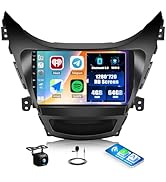 SIXTOP 4G+64G Android Car Stereo Radio for Hyundai Elantra 2011-2013 Wireless Carplay Android Aut...