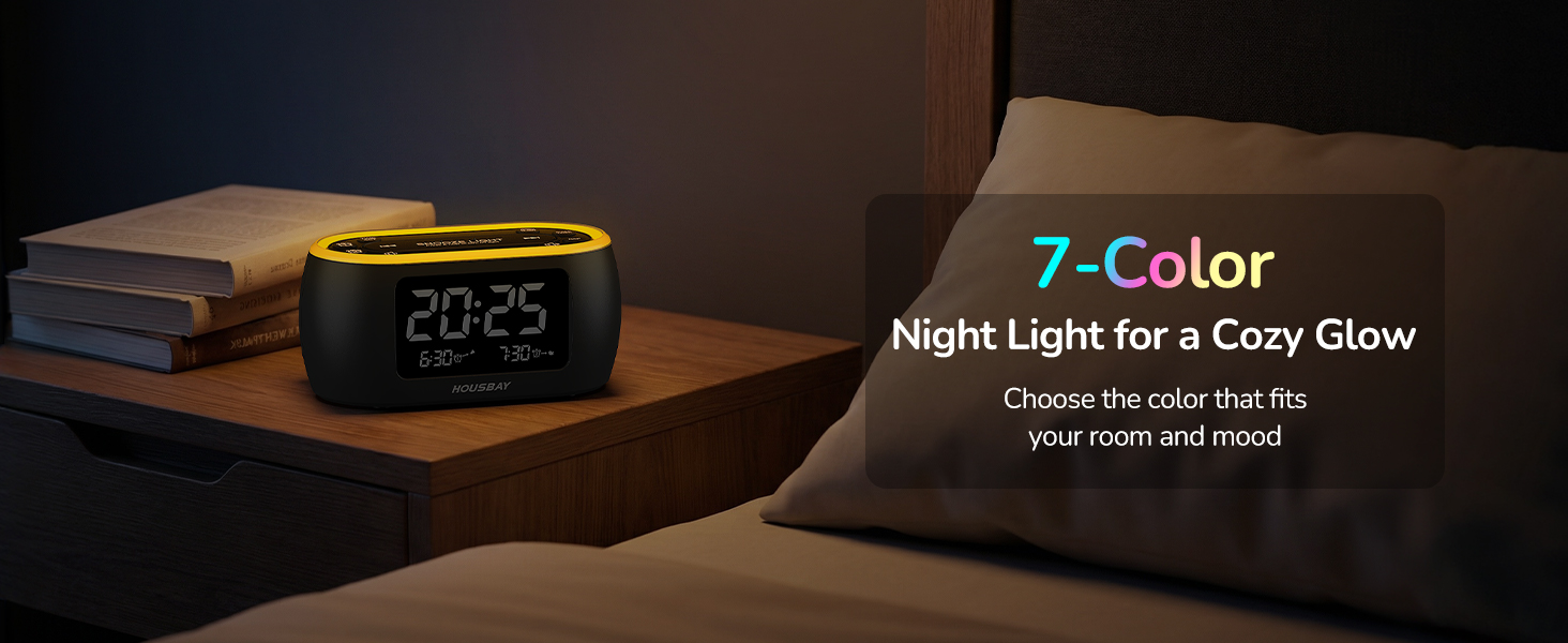 7 Color Night Light for a Cozy Glow