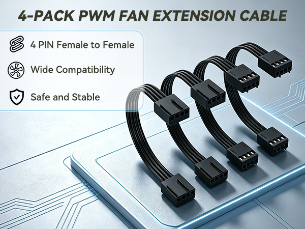 PC FAN EXTENSION CABLE 4PIN
