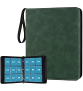 GERMUN 720 Card Binder, Premium Trading Card Binder, 9 Pocket Double Sided Pocket PU Card Collect...