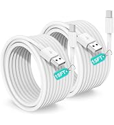 Extra Long USB C Cable Fast Charging 15FT, Long USB A to USB C Cable for Apple iPhone 17 16 15 Ch...