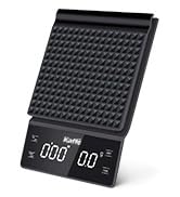 Kaffe Coffee Scale with Timer (3kg Max / 0.1g) - Batteries Included - Backlit LCD Display