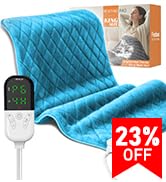 Heating pad for back,heated pad,Electric Heating Pad for Pain Relief,King Size, Moist or Dry Heat,