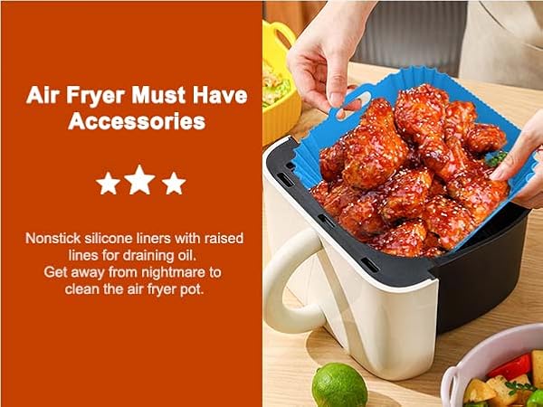 air fryer liner silicone