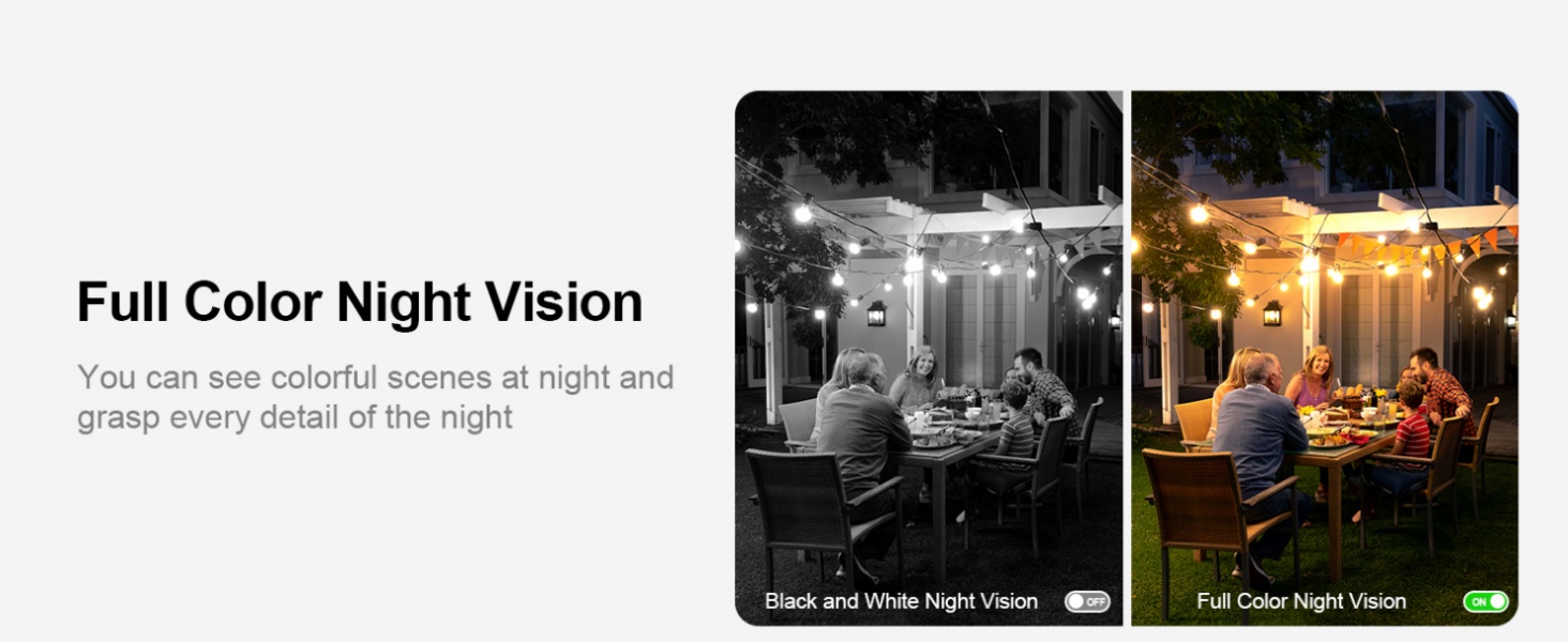 ANRAN 2K Security Cameras Wireless Outdoor