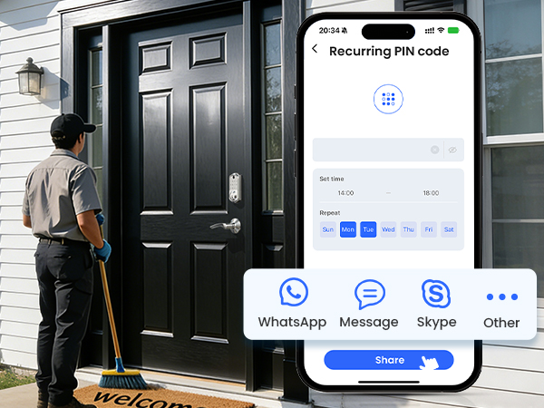 Veise Fingerprint Smart Door Lock