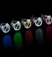 led light push button switch