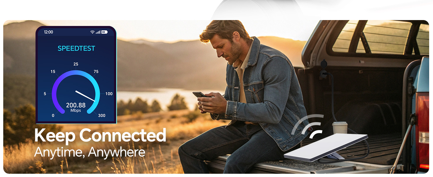 Keep Connected Anytime, Anywhere