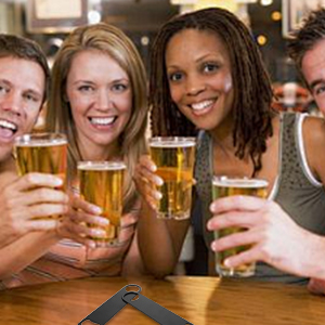 Black Beer Bottle Opener