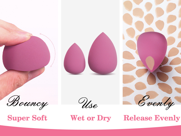 triangle powder puff