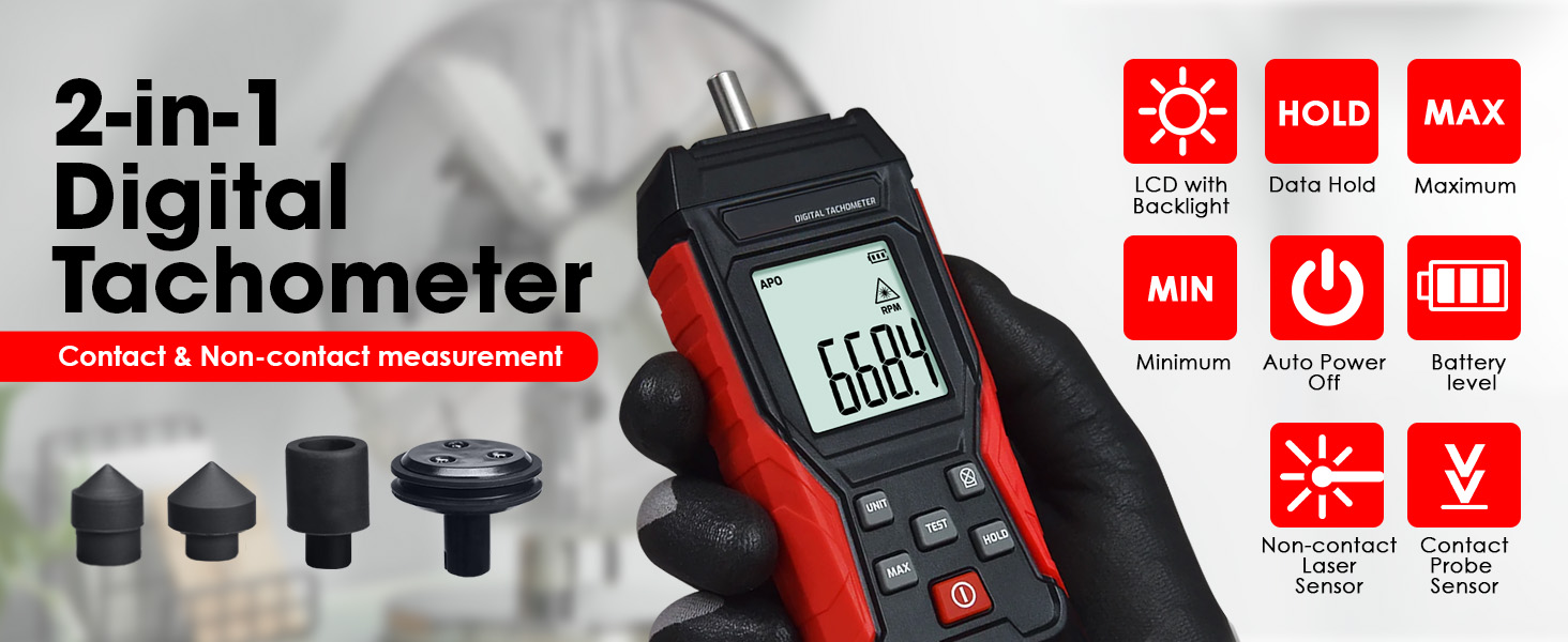 Handheld Digital Tachometer