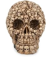 DS. DISTINCTIVE STYLE Skull Decor 5.5 Inch Resin Skeleton Head Decorative Skull Statue Gothic Hom...