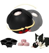 Yipetor Frozen Wobbly Chew Toy, Slow Feeder Lick Toy for Medium Large Dogs | Freezable chew toy f...