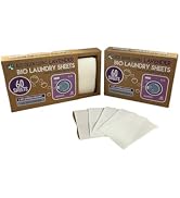 Eco Green Living Laundry Sheets, Hypoallergenic Detergent Strips for Washing Machines and Hand Wa...