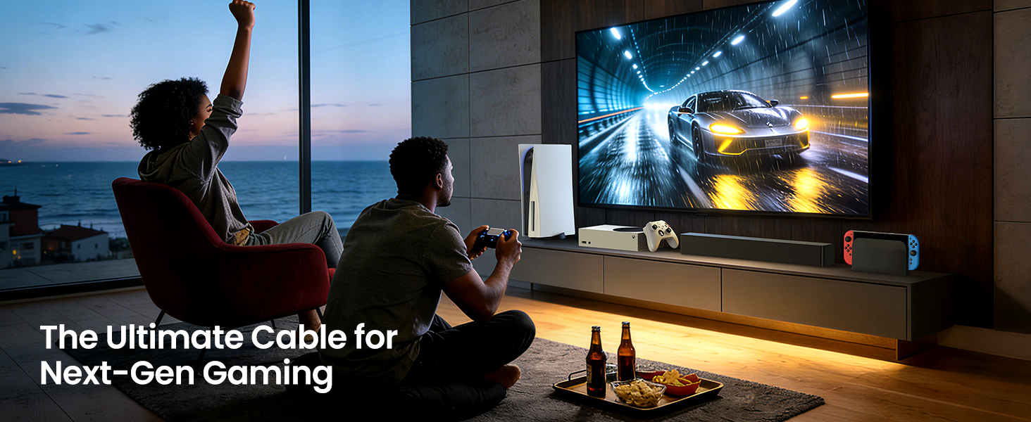 HDMI Cable for PS5/Xbox/Switch