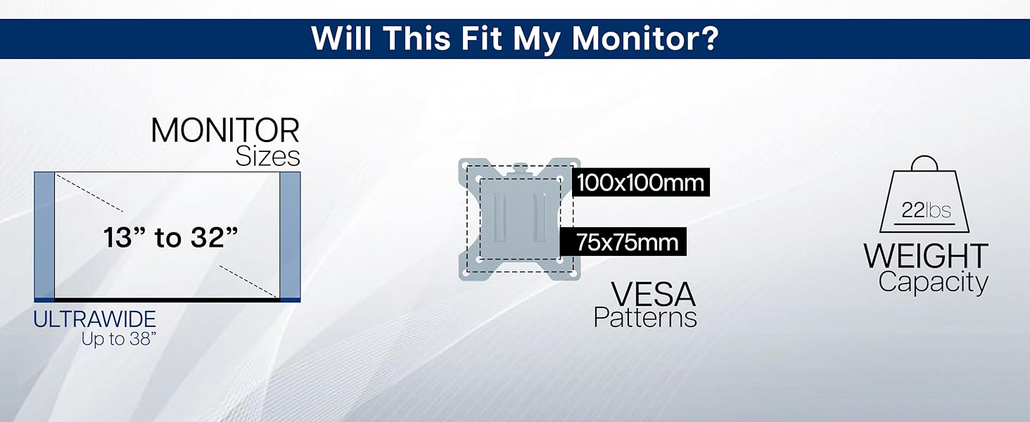 Free Standing Single Monitor Stand