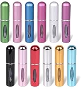 hongliang 12 PCS Travel Refillable Perfume Atomizer Bottles,5ml Mini Portable Spray Bottles for T...