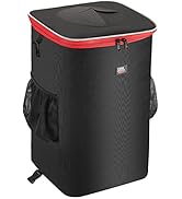 KEMIMOTO Boat Trash Can, Portable Reusable Boating Garbage Can with Lid Outdoor Collapsible Stora...